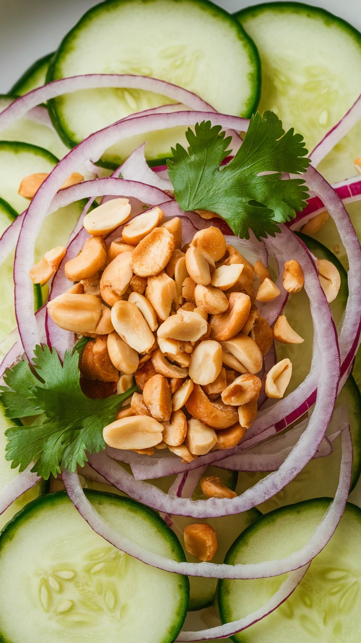 Thai Cucumber Salad with Chili and Lime