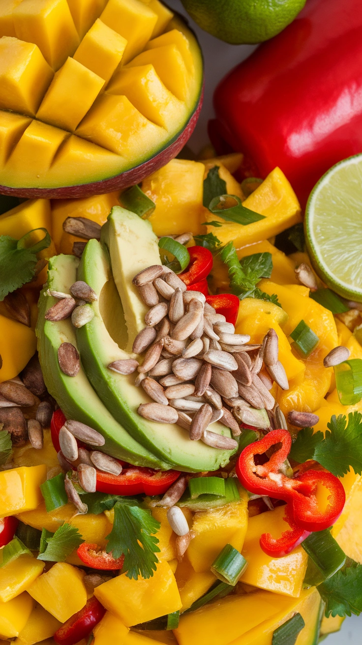 Fresh Mango Avocado Salad