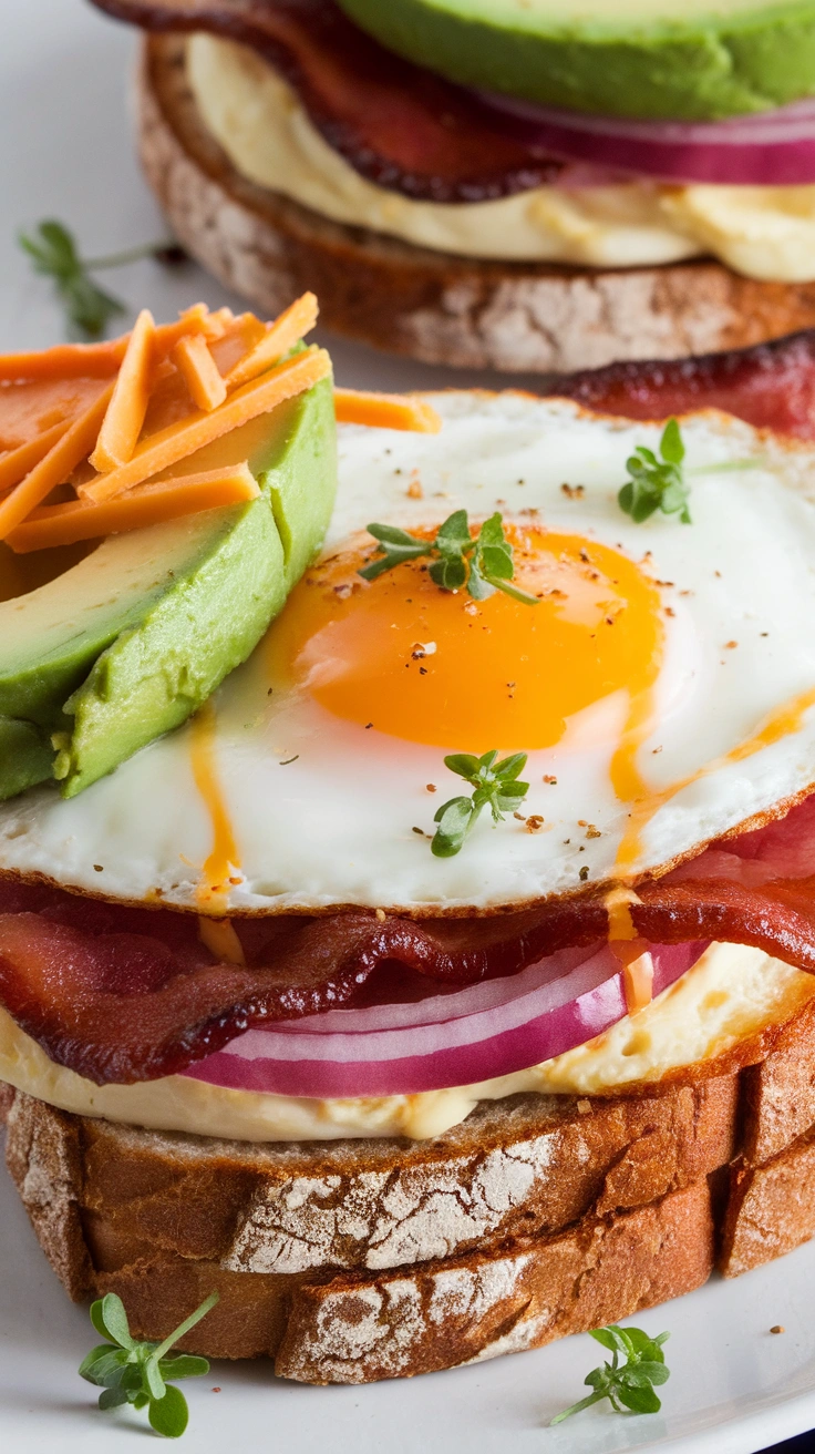 Loaded Fried Egg Sandwich