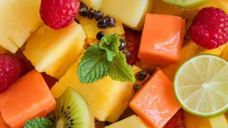 Tropical Fruit Salad - Featured