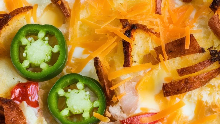 Vegetarian Hash Brown Breakfast Casserole - Featured