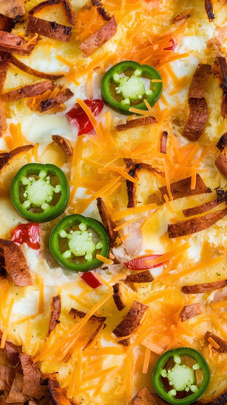 Vegetarian Hash Brown Breakfast Casserole