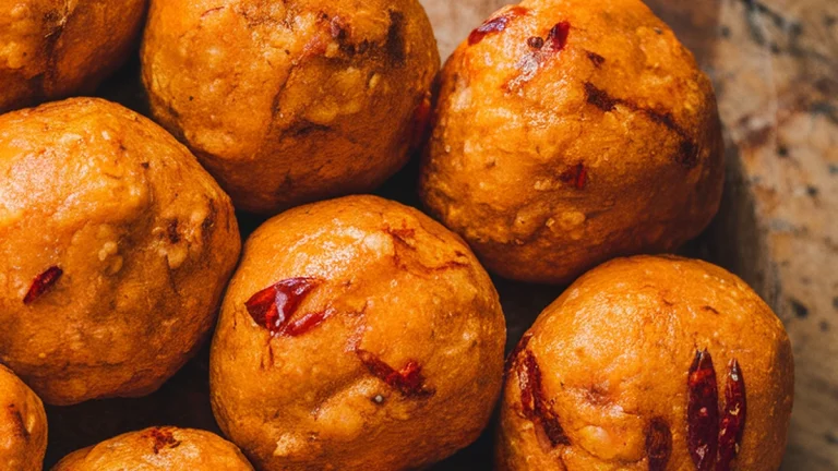 Aadun (Nigerian Corn Flour with Palm Oil) - Featured