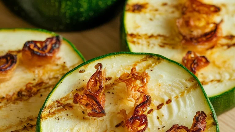 Air-Fried Zucchini with Garlic Onion Seasoning - Featured