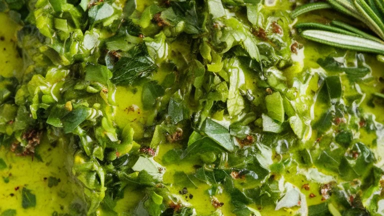 Anchovy Herb Olive Oil Sauce - Featured