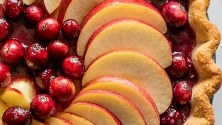 Apple Cranberry Pie - Featured