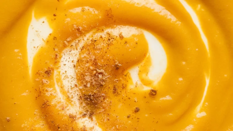 Apple Parsnip Soup with Lemon and Nutmeg - Featured