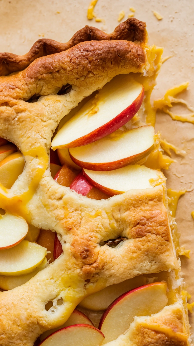 Apple Pie with Sharp Cheddar Crust