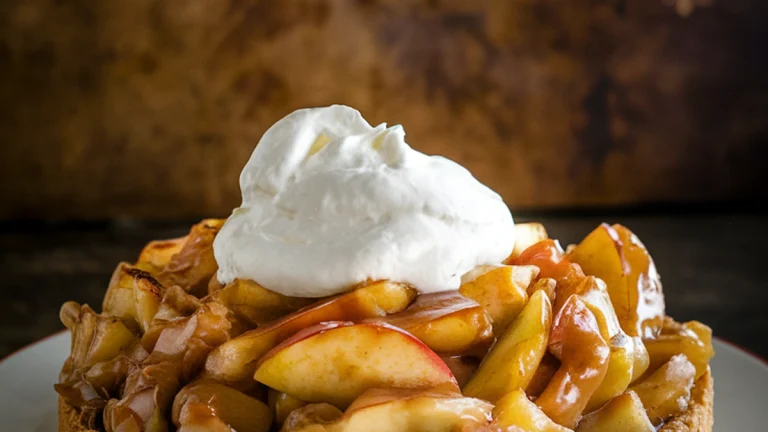 Apple Pie with Graham Cracker Crust - Easy Recipe - Featured