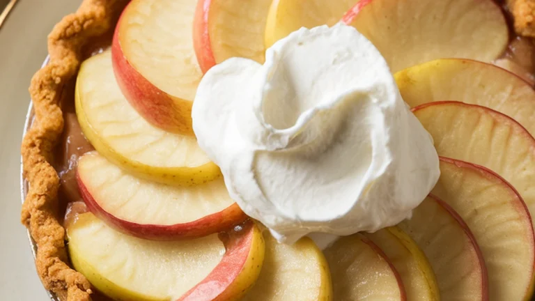 Apple Pie with Graham Cracker Crust - Easy Recipe - Featured