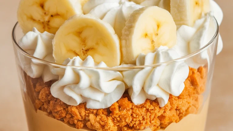 Banana Cream Pie with Biscuit Crust - Featured
