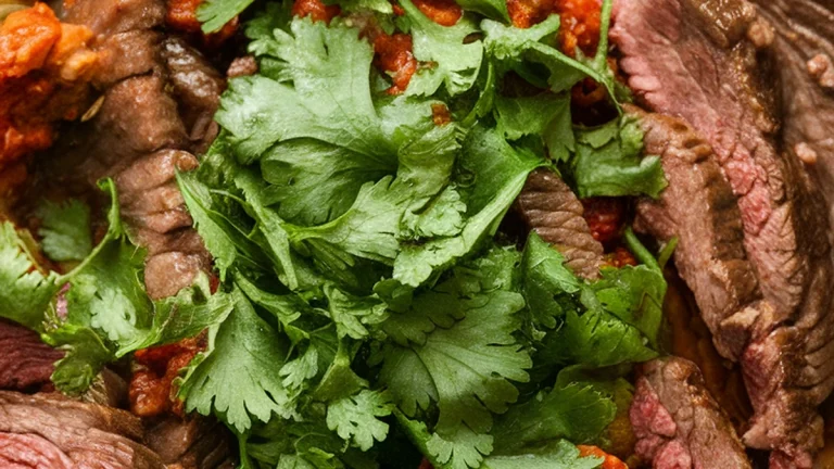 Beef or Lamb with Berbere Awaze Sauce - Featured