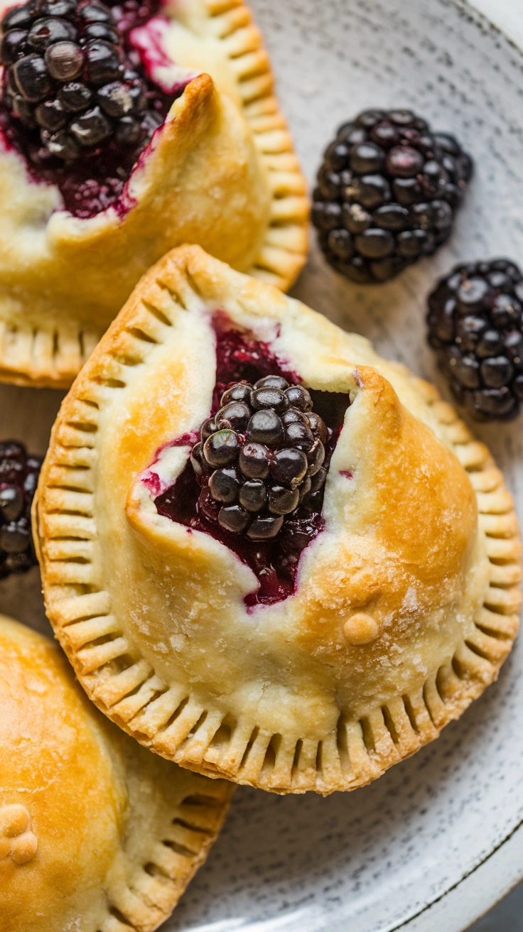 Flaky Blackberry Hand Pies