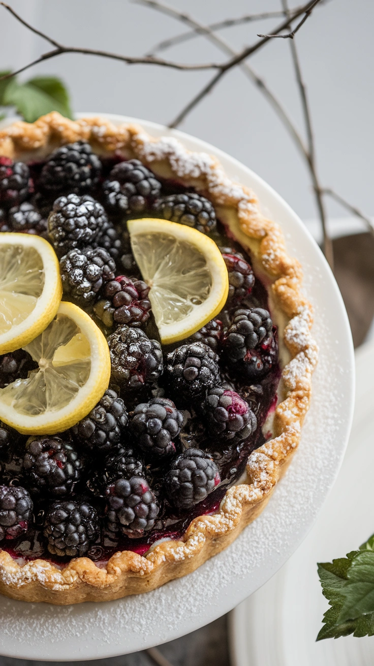 Rustic Blackberry Pie