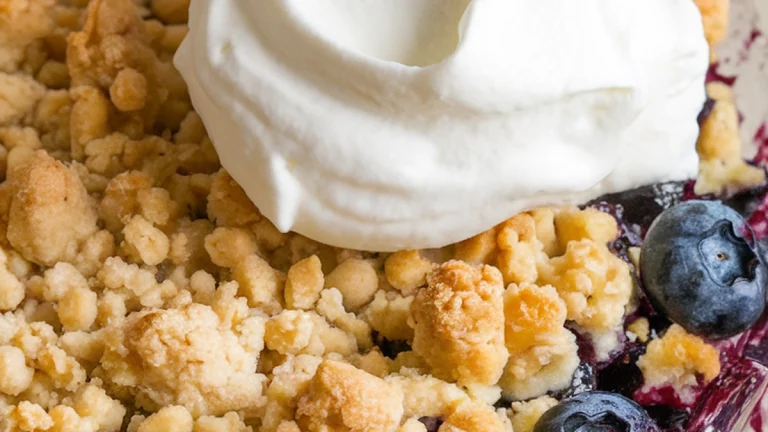 Blueberry Crumble Pie - Featured