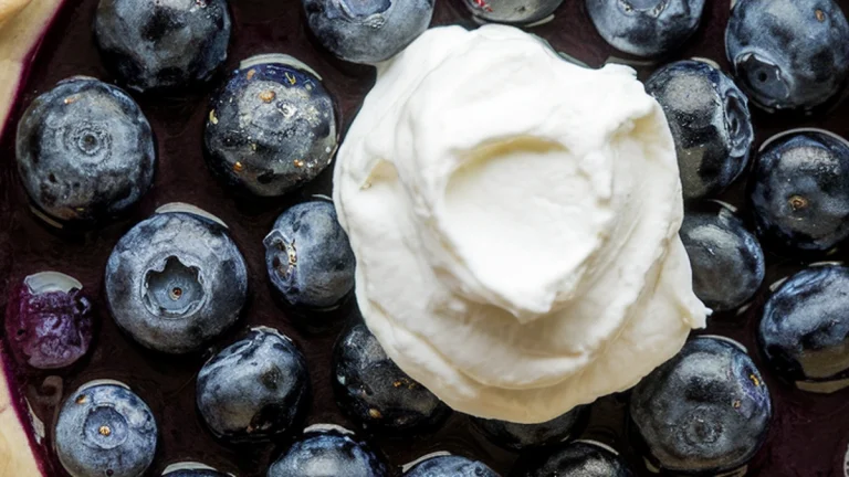 Blueberry Skillet Pie - Featured