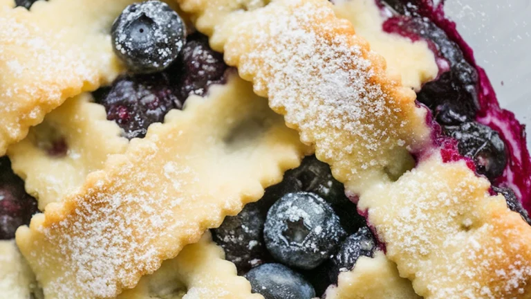 Blueberry Slab Pie - Featured