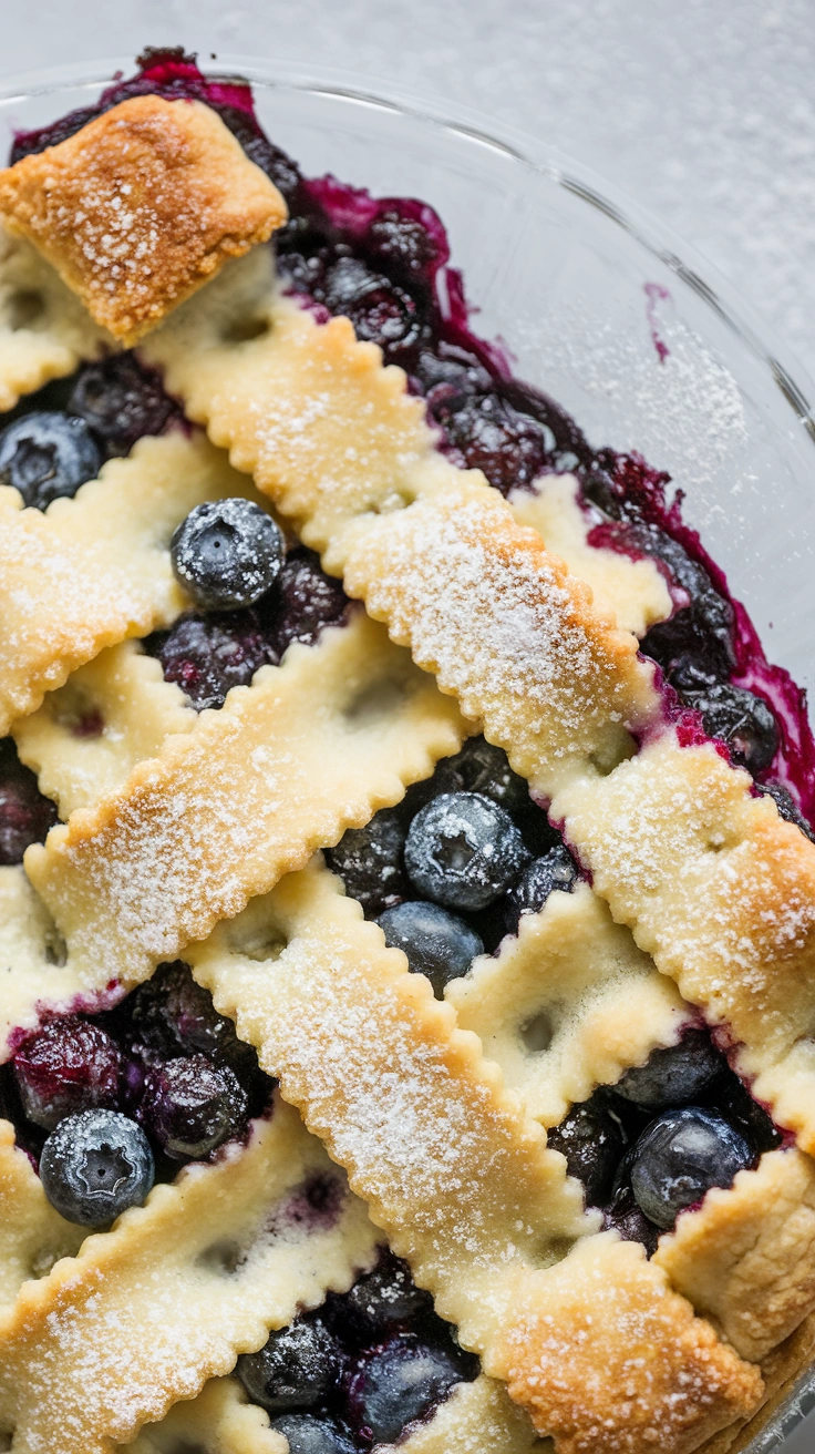 Sheet Pan Blueberry Slab Pie