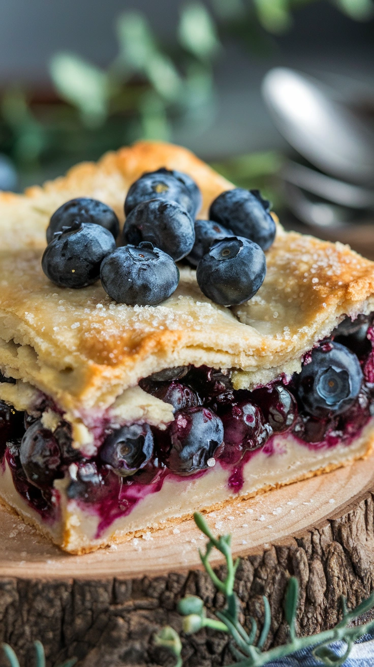 Blueberry Slab Pie