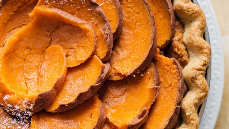 Brown Butter Sweet Potato Pie Recipe - The Best! - Featured