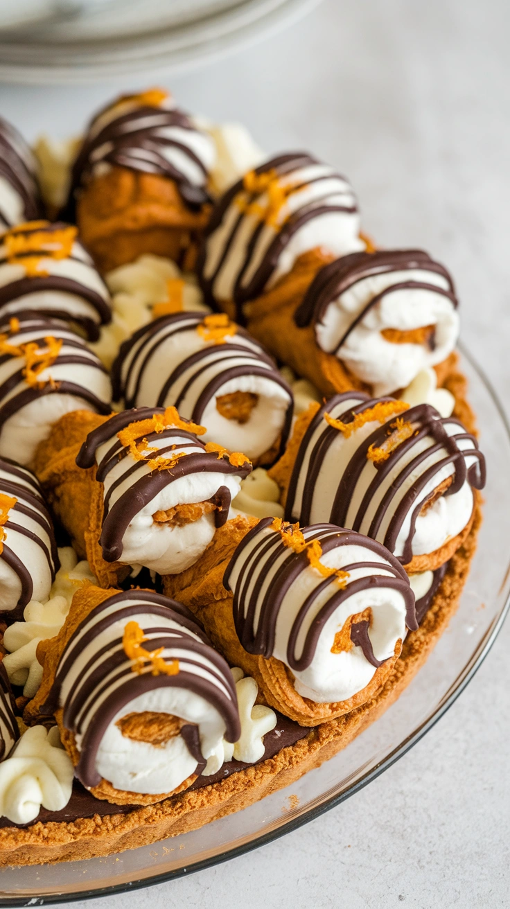 No-Bake Cannoli Pie with Creamy Ricotta Filling