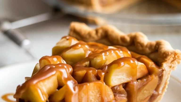 Caramel Apple Pie - Featured