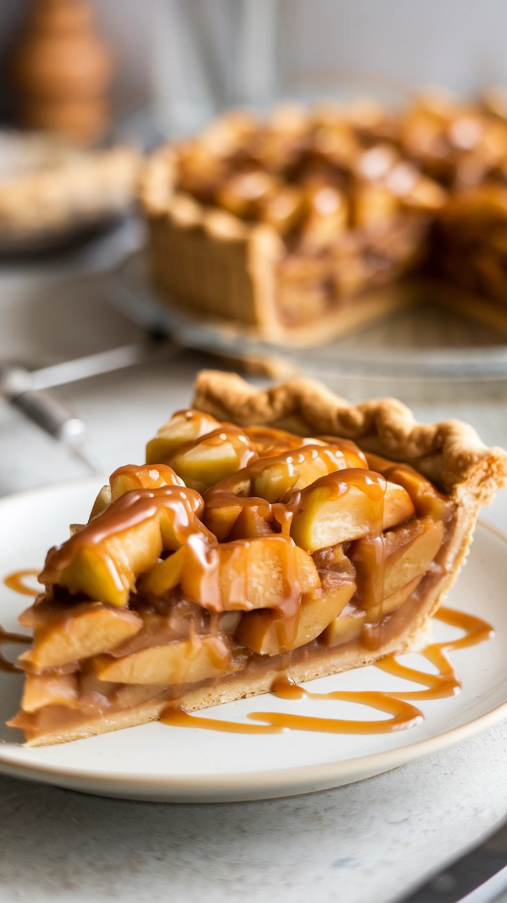 Salted Caramel Apple Pie