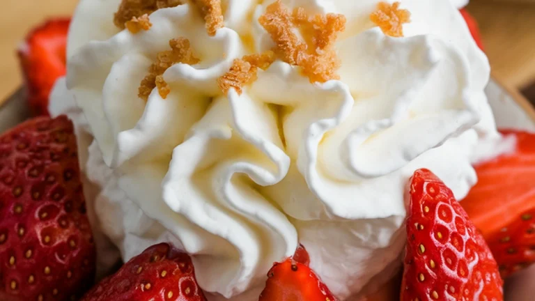Chantilly Cream Recipe (Sweetened Vanilla Whipped Cream!) - Featured