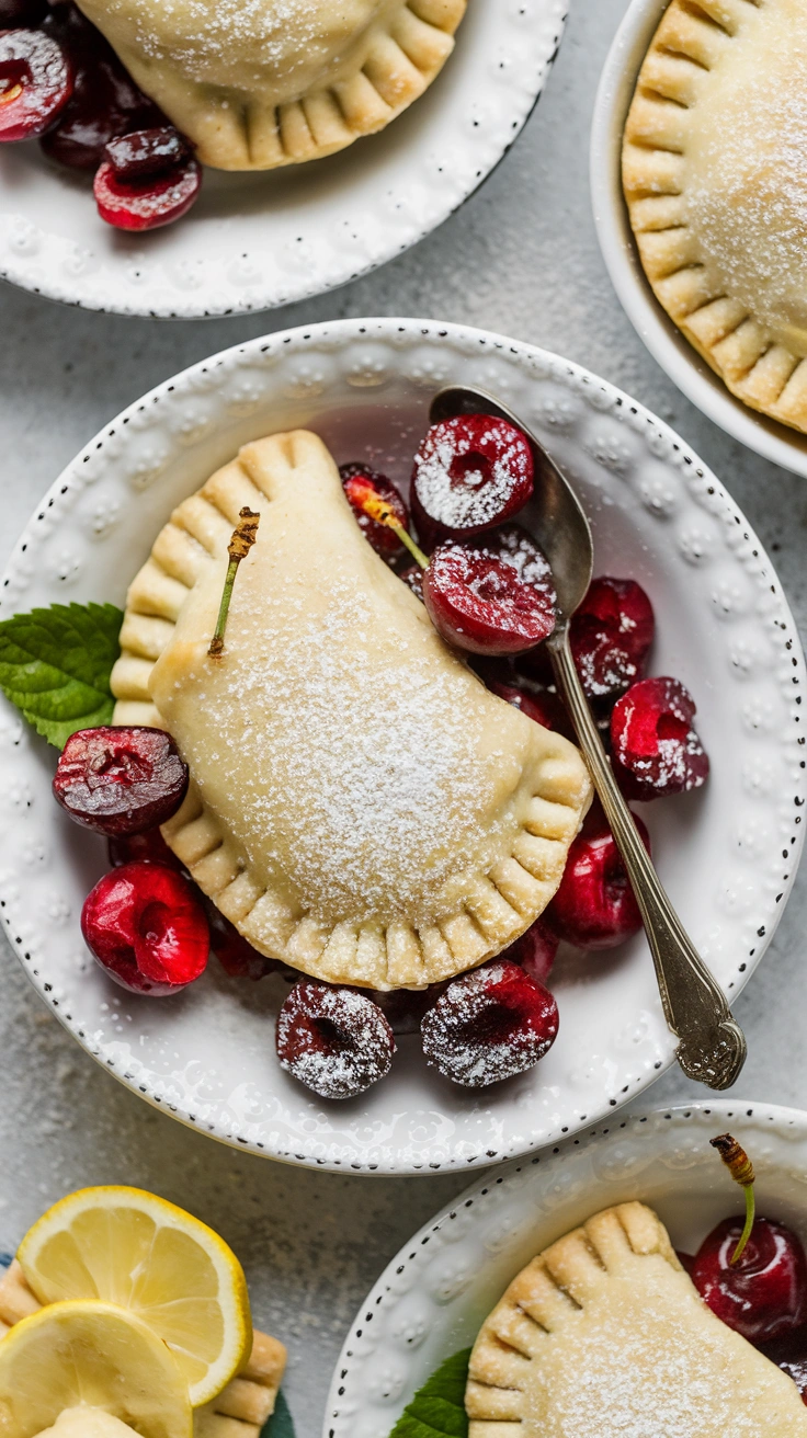 Glazed Cherry Hand Pies
