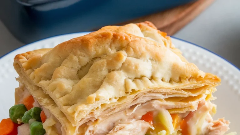 Chicken Pot Pie Casserole - Featured