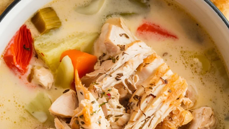 Chicken Pot Pie Soup - Featured