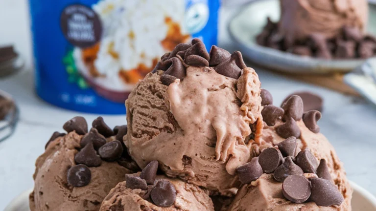 Chocolate Cottage Cheese Ice Cream Bites (high protein) - Featured