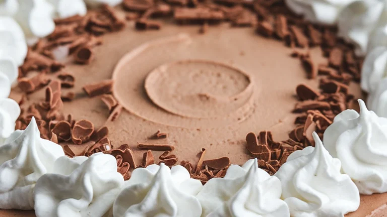 Chocolate Mousse Pie with Instant Pudding - Featured
