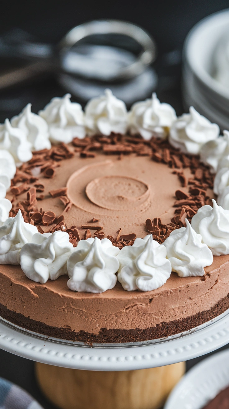 Instant Pudding Chocolate Mousse Pie