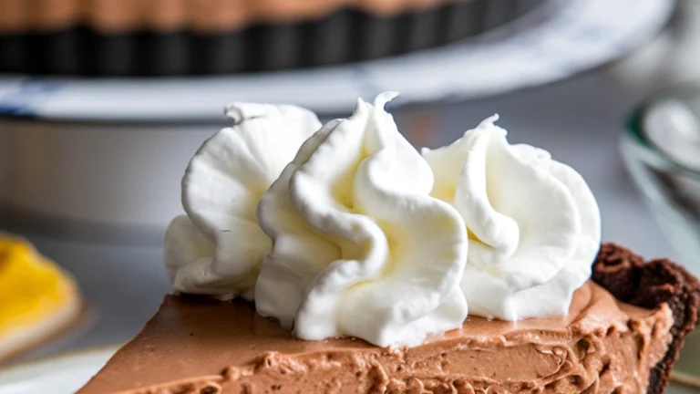 Chocolate Peanut Butter Pie - Featured