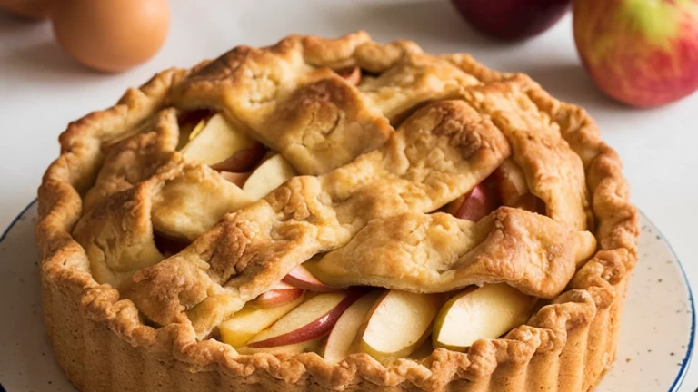 Classic Double Crust Apple Pie - Featured