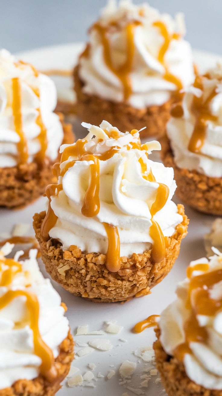 Mini Coconut Cream Pie Bites