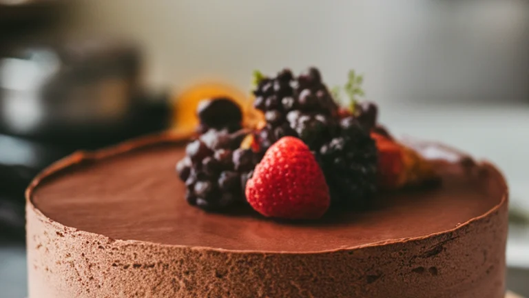 Cream Cheese Dessert with Cocoa Espresso - Featured