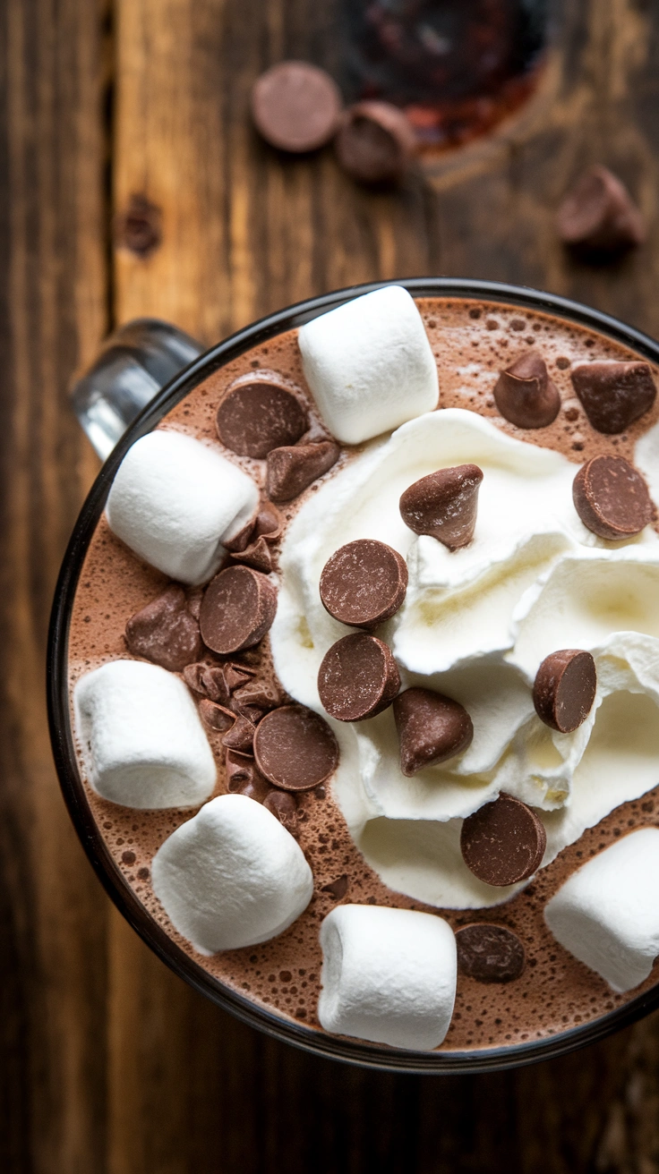 Rich Creamy Double Chocolate Hot Cocoa