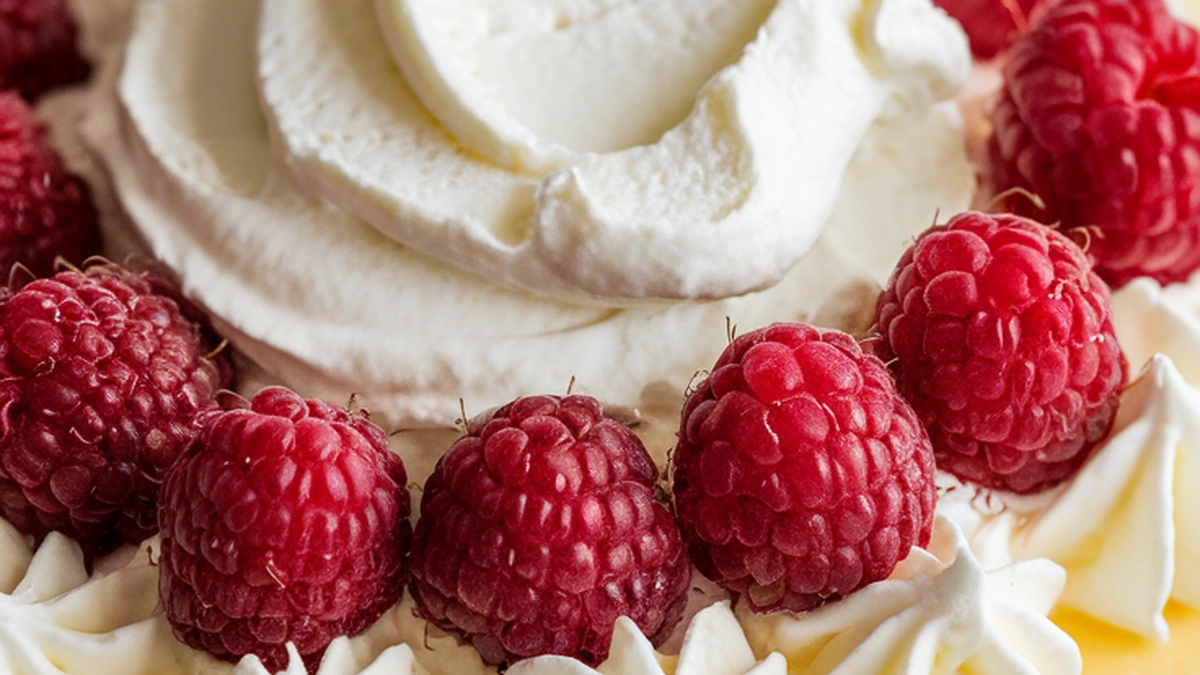Creamy Lemon Raspberry Pie - Featured