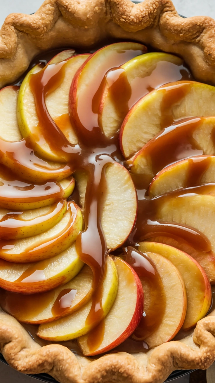 Deep Dish Caramel Apple Pie Recipe
