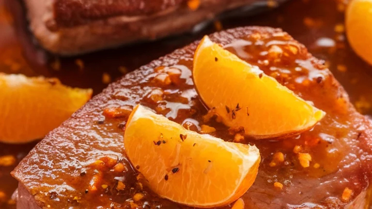 Duck Breasts with Mandarin Soy Chile Sauce - Featured
