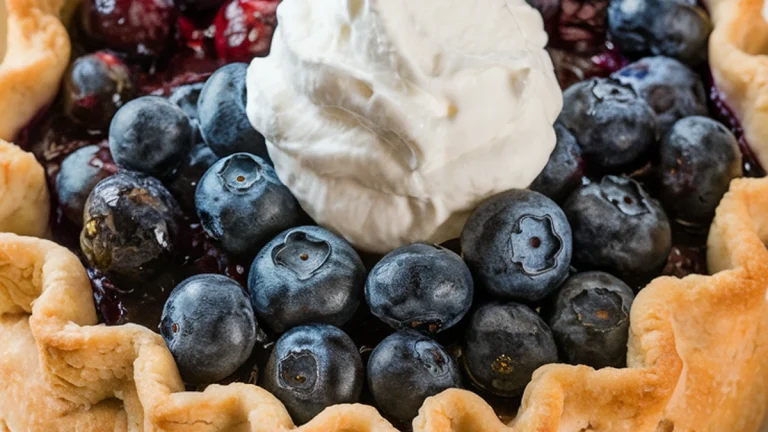 Fresh Blueberry Pie - Featured