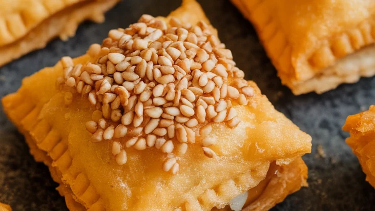 Fried Rice Flour Pastry with Jaggery Coconut - Featured