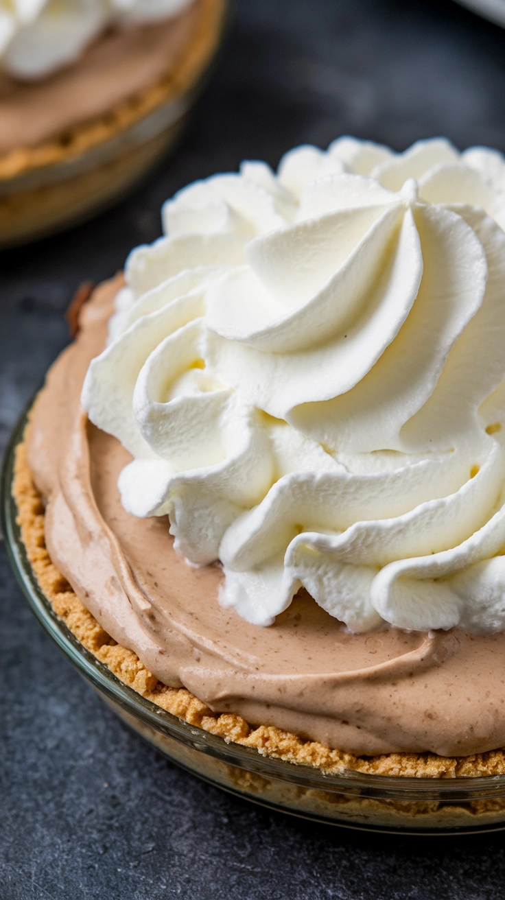 Creamy Frozen Coffee Pie
