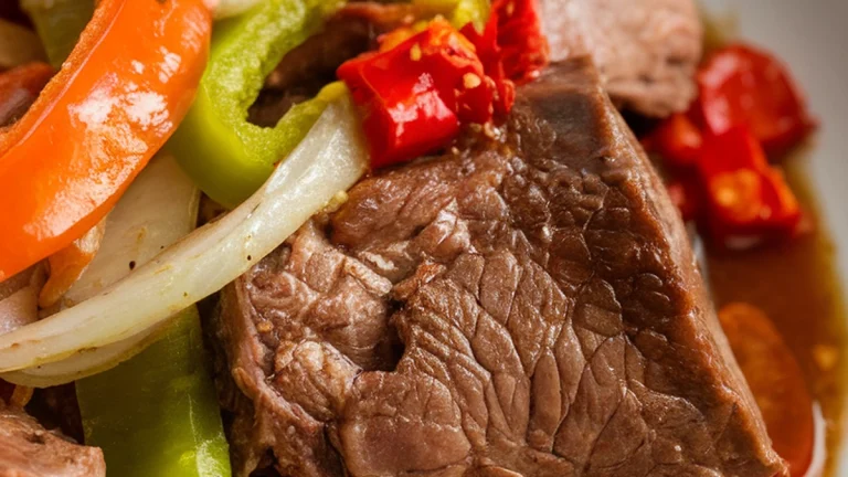 Goat Meat with Habanero Bell Pepper and Onion - Featured