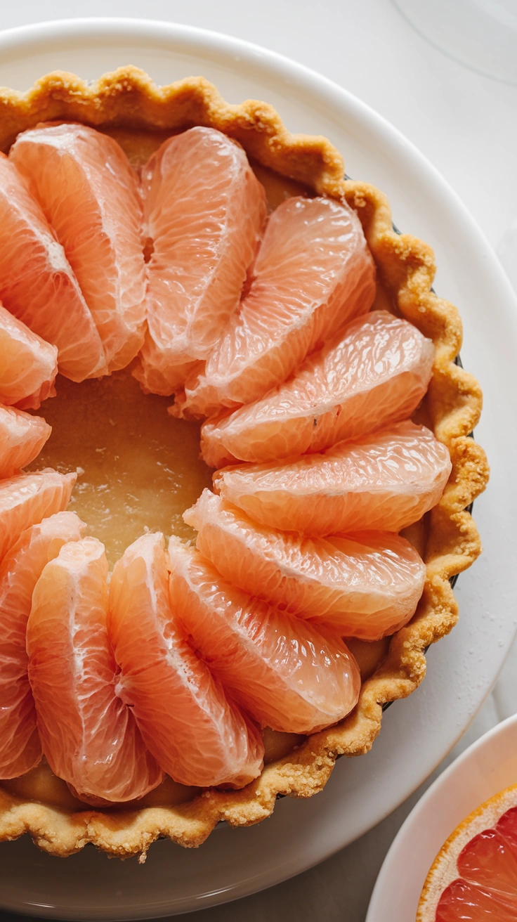 Fresh Grapefruit Pie