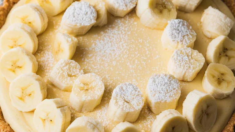 Homemade Banana Cream Pie - Featured
