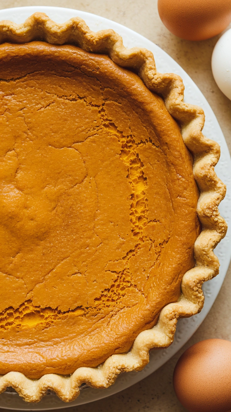 Creamy Spiced Pumpkin Pie