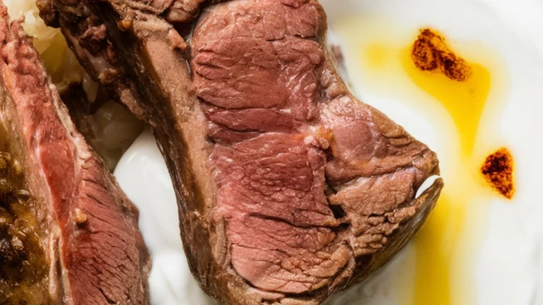 Lamb with Yogurt and Rice - Featured